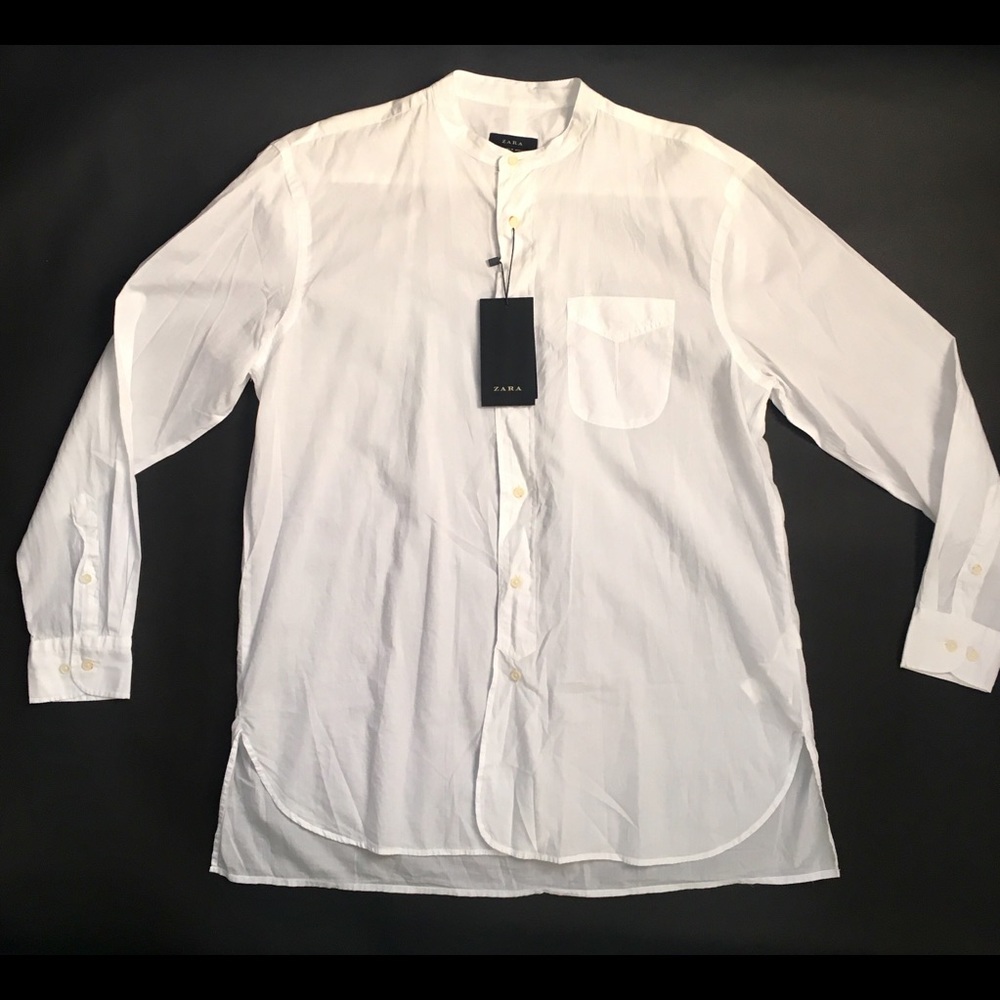 Zara Mandarin Dress Shirt